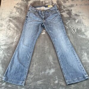 Gap Women's Jeans Flare Long and Lean Size 8R Mid Rise‎